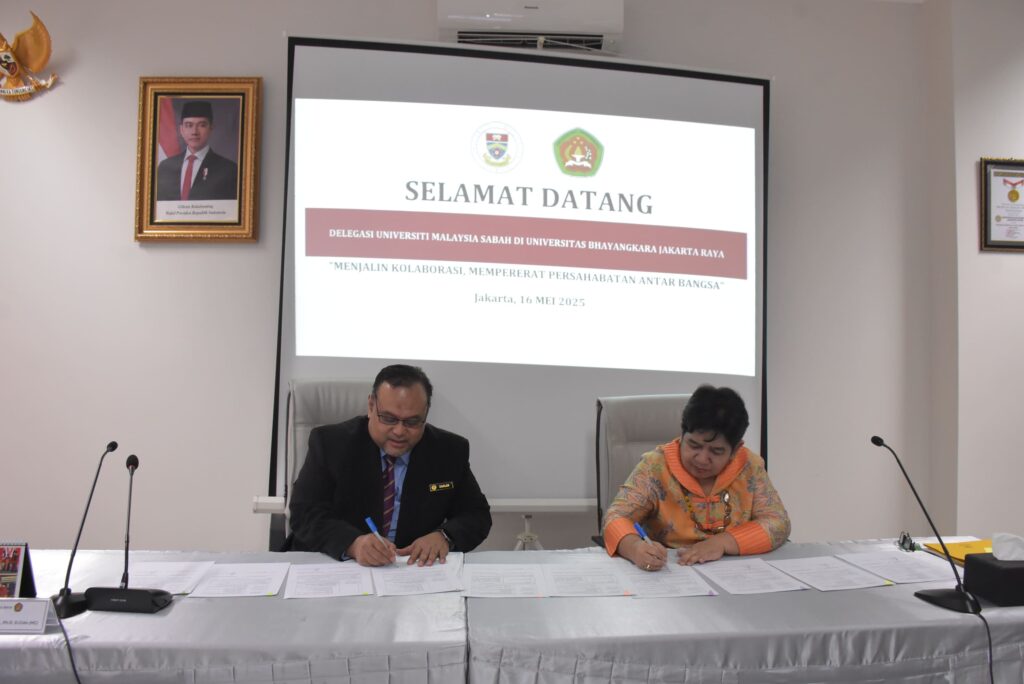 Fakultas Psikologi Ubhara Jaya Sambut Program Mobiliti Internasional Bersama UNISHAMS Malaysia